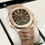 Patek Philippe Nautilus 5712 Gold Wrapped Chocolate Dial GRF 40mm - Image 6