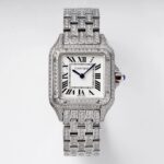 Cartier Cheetah Full of Diamonds Ladies 37MM-White Gold(1:1 replica)