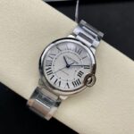 Fake Cartier Watch Ballon Bleu de Cartier Steel 36mm Silver Dial WSBB0048 mechanical movement 3KF(1:1 replica) - Image 6