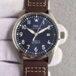 Replica IWC MKF Mark XVIII Le Petit Prince Blue Dial Leather Strap A2892