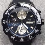 Replica IWC V6 Aquatimer Chronograph Black Rubber Strap