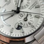 Vacheron Constantin Luxury Imitation Watches Overseas Dual Time 47450 White Dial Metal Wire 9F Factory 42mm - Image 6