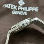 Patek Philippe Nautilus 5719 Replica Watches Custom 18K Solid White Gold + Diamonds 40mm - Image 4