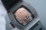 Replica Richard Mille RM052 Black Ceramic Gold Skull Dial Black Rubber Strap MIYOTA8215 - Image 5