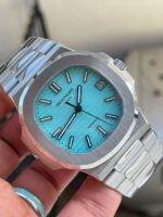 Replica PATEK PHILIPPE Nautilus 5711 3KF 1:1 Best Edition Tiffany Blue Dial on SS Bracelet A324 V2