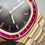 Patek Philippe Nautilus 5723 Gray Dial With Red Ruby Replica 1:1 Watch 40mm - Image 5
