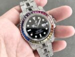 Rolex Submariner Special Diamonds – Iridescent Diamonds – All Diamonds – 40mm(1:1 replica) - Image 3