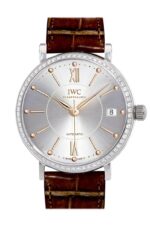 IWC Portofino Automatic Silver Dial Diamond 37mm Men’s Watch IW458103(1:1 replica)