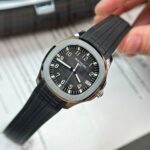 Patek Philippe Replica Watch Aquanaut 5167A Black Rubber Strap 3K Factory 40mm - Image 4