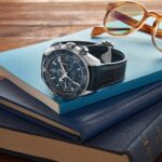 Seamaster Planet Ocean 600M Co-Axial Master Chronometer Chronograph 45.5mm Blue Dial On Leather Strap With Rubber Lining(1:1 replica) - Image 3