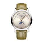 Replica Watches Fake Vacheron Constantin Patrimony moon phase retrograde date 42.5 MM WHITE GOLD(1:1 replica)