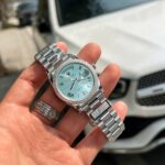 Rolex Replica Watches Watch Day-Date Ice Blue Weight 158Grams Bezel Diamonds Moissanite QF 36mm - Image 2