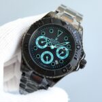 Rolex All Black Yacht Series – Versatile Limited Edition – Maximum Configuration – 40MM – Cyan(1:1 replica) - Image 2