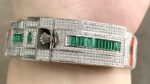Rolex Submariner Special Edition with diamonds – Green iridescent diamonds – All diamonds – 40 mm(1:1 replica) - Image 7