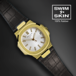 Patek Philippe – Rubber B strap for Nautilus 5711 WG / RG / YG – SwimSkin(1:1 replica) - Image 3