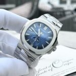 Patek Philippe Nautilus 5726 Replica 1:1 Watch Blue Dial Metal Strap PPF Factory 40.5mm - Image 5