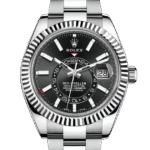 Rolex Sky-Dweller, 42mm, Oystersteel and 18k White Gold, Black, Oyster, Ref# 336934-0007(1:1 replica)