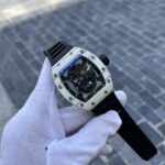 Richard Mille Replica 1:1 Watch RM052 Skull Tourbillon White Case 43mm - Image 2