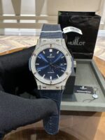Hublot Replica 11 Watch Classic Fusion Blue Moissanite Diamond 42mm - Image 5