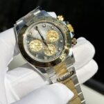 Rolex Cosmograph Daytona Replica Watch Mother Of Pearl   Moissanite Diamonds Dial 40mm - Image 4