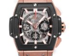 Hublot SPIRIT OF BIG BANG Chronograph, 45 mm Textured rubber strap(1:1 replica) - Image 2