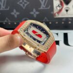 Richard Mille RM07-01 Best Replica Watches Diamonds Red Rubber Strap ZF Factory 36mm - Image 2