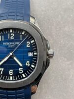 Replica PATEK PHILIPPE Aquanaut 5168G 42mm SS ZF 1:1 Best Edition Blue Dial on Blue Rubber Strap 324CS - Image 3