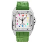 Fake Cartier Replica Watch Santos 100 Anniversary Rainbow Limited Edition Black Custom(1:1 replica) - Image 2