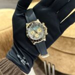 Rolex Daytona Replica Watch Purple Mother of Pearl Dial Moissanite BT Factory 40mm - Image 2