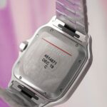 Cartier Replica 11 Watch Santos Moissanite Diamond Bezel White Dial BV Factory 39.8mm - Image 10