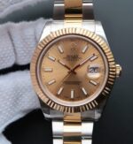 Replica Rolex DateJust II 41mm SS/YG YG Dial Lumed Marker SS/YG Bracelet A3136