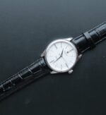 Replica Rolex MK Cellini Time 50509 SS Rome White Dial Leather Strap - Image 7