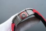 Replica Richard Mille RM027 SS Skeleton Dial Gray Inner Bezel Red Nylon Strap 6T51 - Image 3