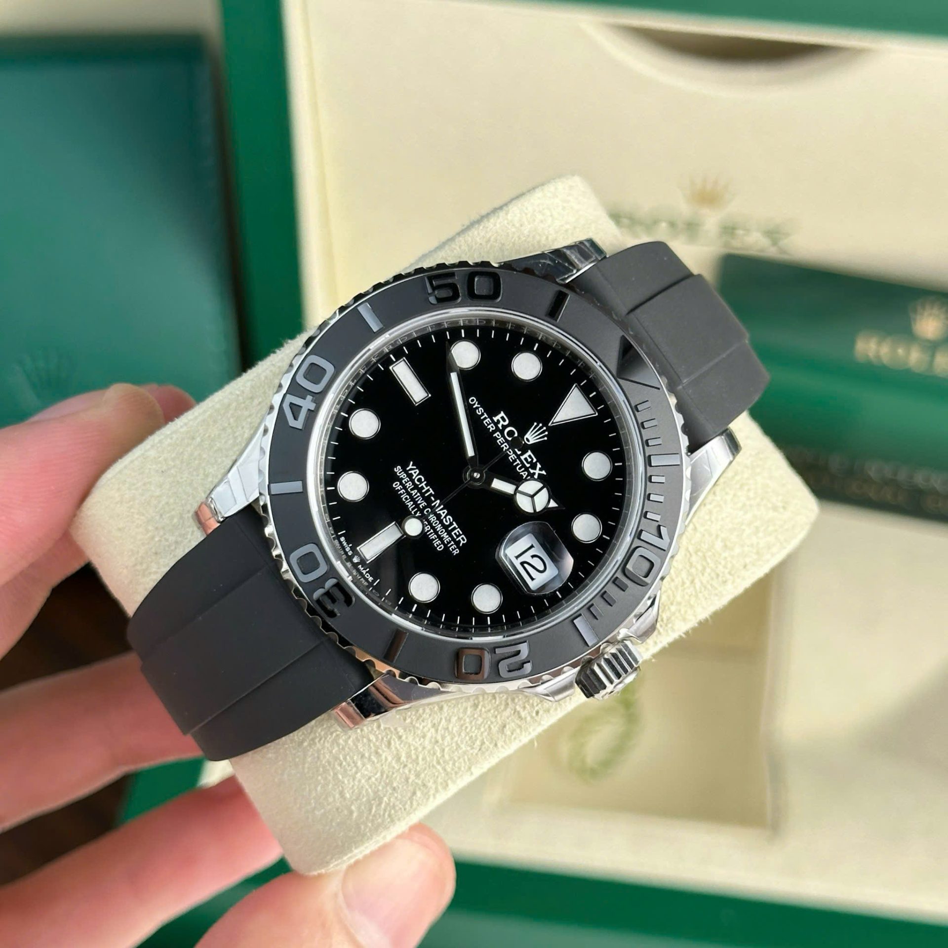 32A03242-FDC3-DEE1-87DB-BE32E93F0643.jpg Rolex Yacht-Master 226659 Best Replica Watch Weight 150 Grams VS Factory 42mm - Image 1