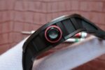 Replica Richard Mille RM055 Black Ceramic Red Inner Bezel Skeleton Dial Black Rubber Strap MIYOTA8215 - Image 4