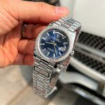 Rolex Day-Date Blue Dial Replica 11 Watch Bezel Diamonds Moissanite QF Factory 36mm - Image 4