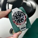 Rolex Replica Watch GMT-Master II Coke Black Dial Strap Jubilee Clean Factory 40mm - Image 2