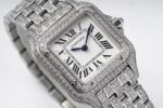 Cartier Cheetah Full of Diamonds Ladies 37MM-White Gold(1:1 replica) - Image 3