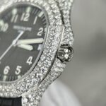 Patek Philippe Aquanaut 5719 Moissanite Diamond Replica Watch 40mm - Image 5