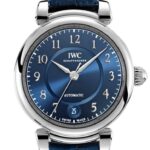 IWC Da Vinci Blue Dial Automatic 36mm Men’s Leather Watch IW458312(1:1 replica)