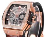 Hublot SPIRIT OF BIG BANG Chronograph, 45 mm Textured rubber strap(1:1 replica) - Image 5