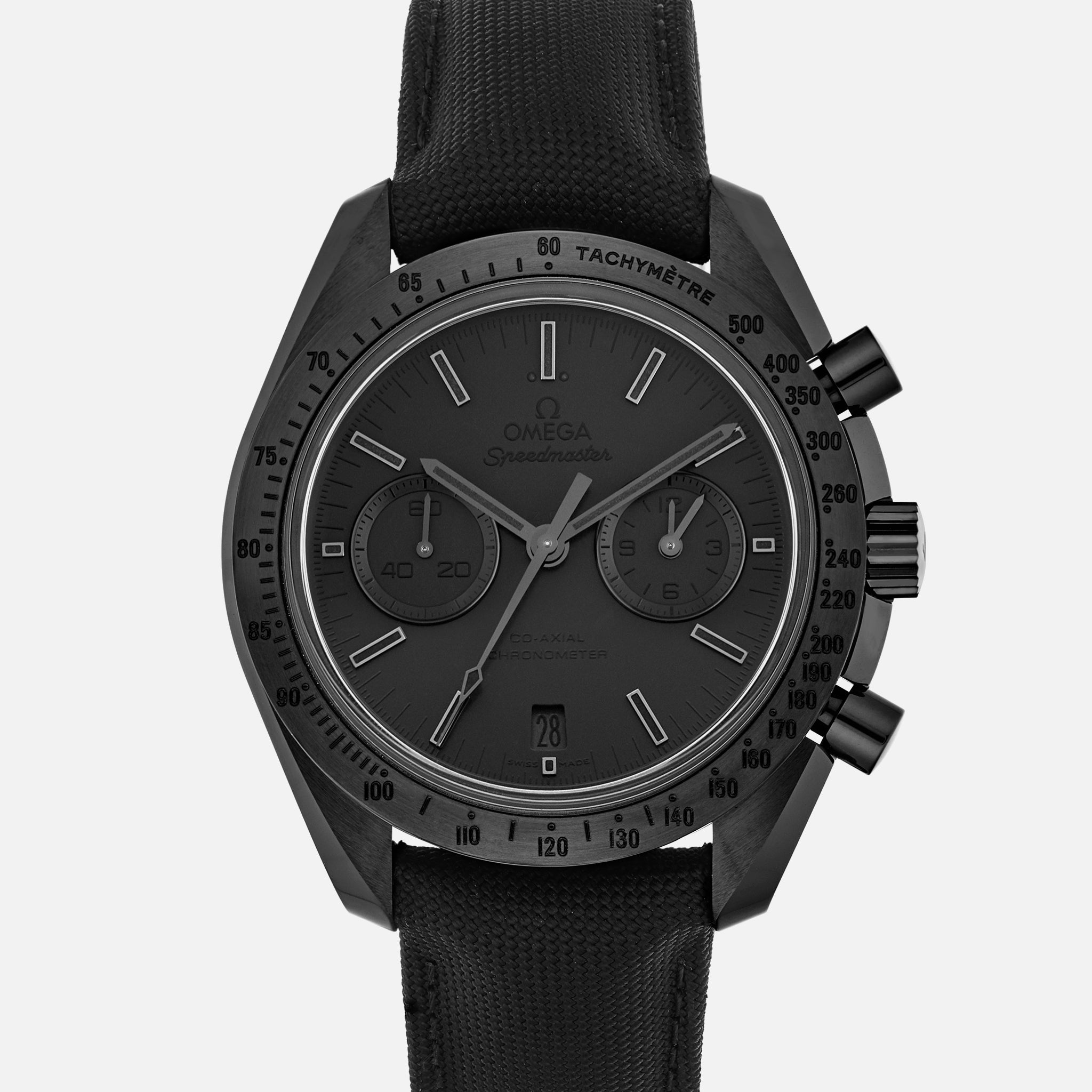 33AFEDCB-9A5B-D380-6C43-2F19BA42857F.jpg Speedmaster Moonwatch Co-Axial Chronograph 44.25mm ‘Dark Side Of The Moon’ Black Black(1:1 replica) - Image 1