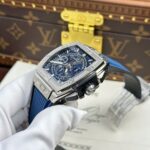 Hublot Spirit Of Big Bang Titanium Replica Watch Dial Blue BBF Factory 42mm - Image 5