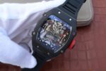 Replica Richard Mille RM027 PVD Skeleton Dial Black Rubber Strap 6T51 - Image 2