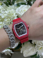 Richard Mille RM67-02 Red Carbon Best Replica Watch Weight 37 Grams 38.7??47.52mm - Image 5