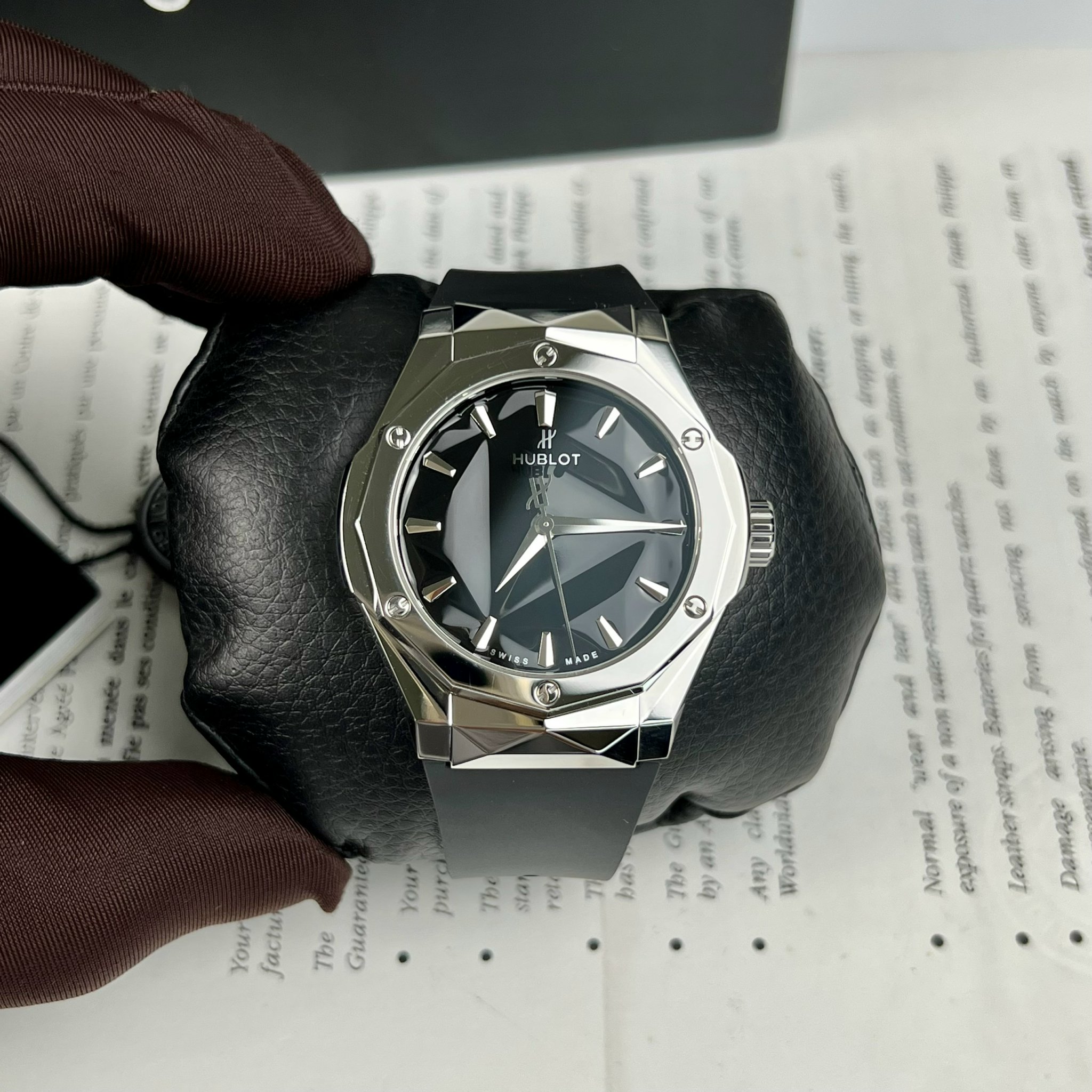 340DC68E-3A08-1D2F-0A8B-2408101FC7EC.jpg Hublot Replica 1:1 Watch Classic Fusion Orlinski Titanium Black Dial HB Factory 40mm - Image 1