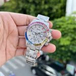Rolex Daytona Rainbow Best Replica Watch With Full Stone Dial 40mm - Image 3