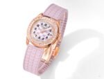 Fake Patek Philippe Replica Watch Aquanaut Luce Haute Joaillerie Rose Gold Diamonds Mother of Pearl Beige Diamond Dial 5072R-001 TC(1:1 replica) - Image 2