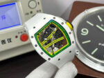 Richard Mille High End Watch Replicas RM61-01 Yohan Blake White Ceramic ZF Factory 43x50mm - Image 2