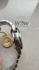 Replica PATEK PHILIPPE PPF Nautilus Chronograph Travel 5990 SS Grey Dial Stick on SS Bracelet A28-520 - Image 9
